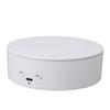 Rotating Display Stand 5 Inch 360 Degree Electric Turntable Display Stand for Jewelry 3D Model Photography Product White