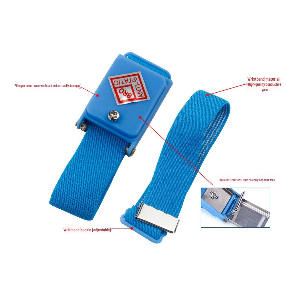 Wireless PU Anti-static Wrist Strap Bracelet