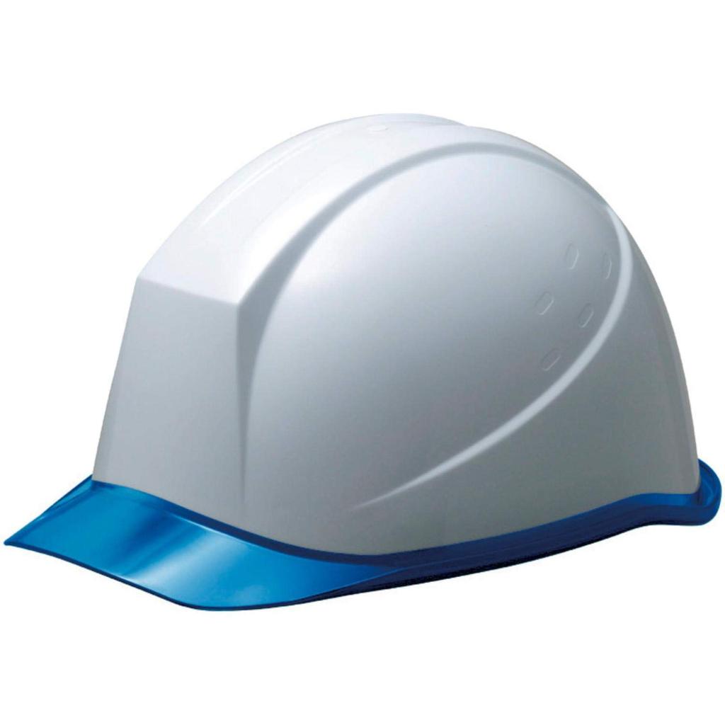 Midori Anzen helma pro pracovní PC čirý štít SC11PCL RA3 UP Windflow bílá/modrá