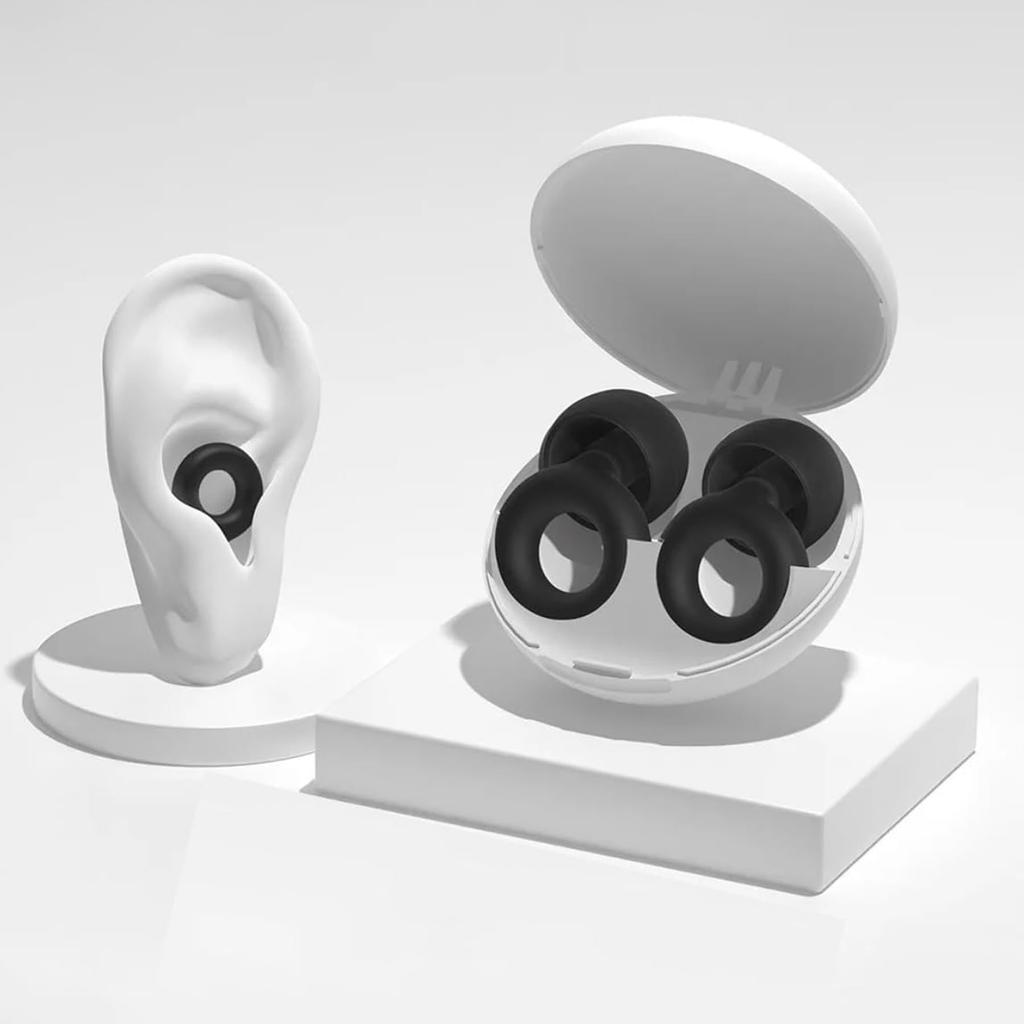 ZVZHM Noise Cancelling Silicone Earplugs for 30dB Perfect for and Hearing Complete Sound Earplugs with Sound Earphone Reduces Everyday and Helps