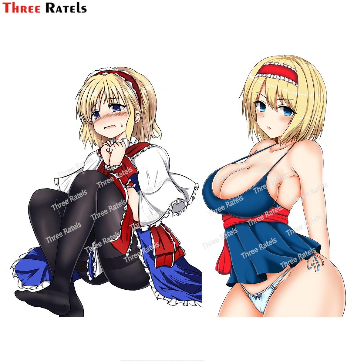 

Три Ratels H215 Alice Margatroid Touhou Наклейки для украшения стиля автомобиля Автоаксессуары Наклейки для ноутбуков