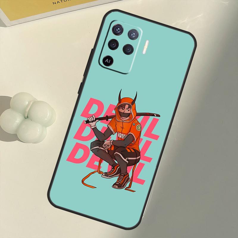 Devil Bad Boy Anime Case For OPPO A53 A53S 2020 A5 A9 A31 A52 A72 A94 A74 A54 A83 A91 A93 A16 A15 Back Coque