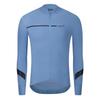 YKYWBIKE Men's Fleece Long Sleeve Cycling Jersey - Solid Color, Autumn/Winter Warmth