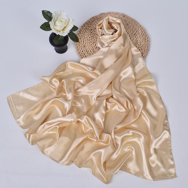 90cm Silk Scarf Scarftop Headwraps For Woman Fashion Four Seasons Hair Accessories Hijab Foulard Bandana Femme Headscarf