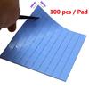 Blue 100Mmx100Mmx1Mm Gpu Cpu Heatsink Cooling Thermal Conductive Silicone Pad
