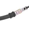 Power Steering Pressure Hose 53713‑S5D‑A05 Black Embedded Type Replacement for Civic Ex Hx Lx 2001‑2004
