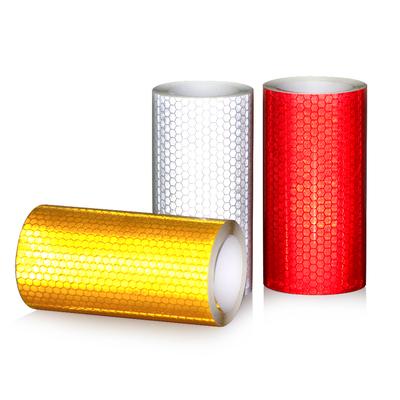 10cmx3m Αυτοκόλλητα ταινίας Reflective Mark για Ασφάλεια Car-styling Αυτοκόλλητη Ταινία Προειδοποίησης Αυτοκίνητα Μοτοσυκλέτα Ανακλαστική Μεμβράνη