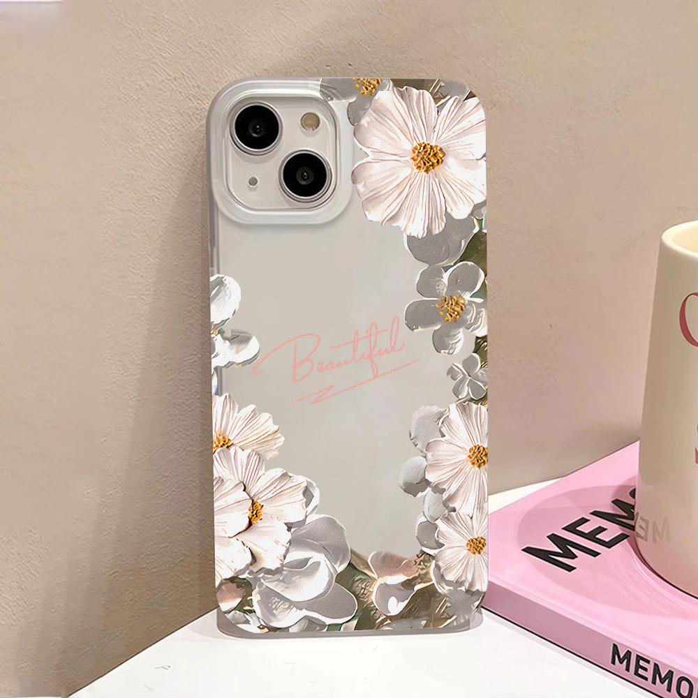 

Цветочный прозрачный чехол для телефона iPhone 15 16 Pro Max, чехол для iPhone 13 11 12 14 Pro Max Plus 12 13 Mini, противоударный силиконовый мягкий чехол For iPhone 13Pro Max