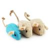 5-200Pcs Pet Toy Interactive Play Cat Supplies for Kitten Catnip Cat Toy Mice Fun Chew Bite Resistance Plush Simulation Mouse