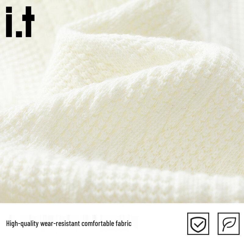 CHOCOOLATE Men's Textured Baseball Collar Sweatshirt Jacket