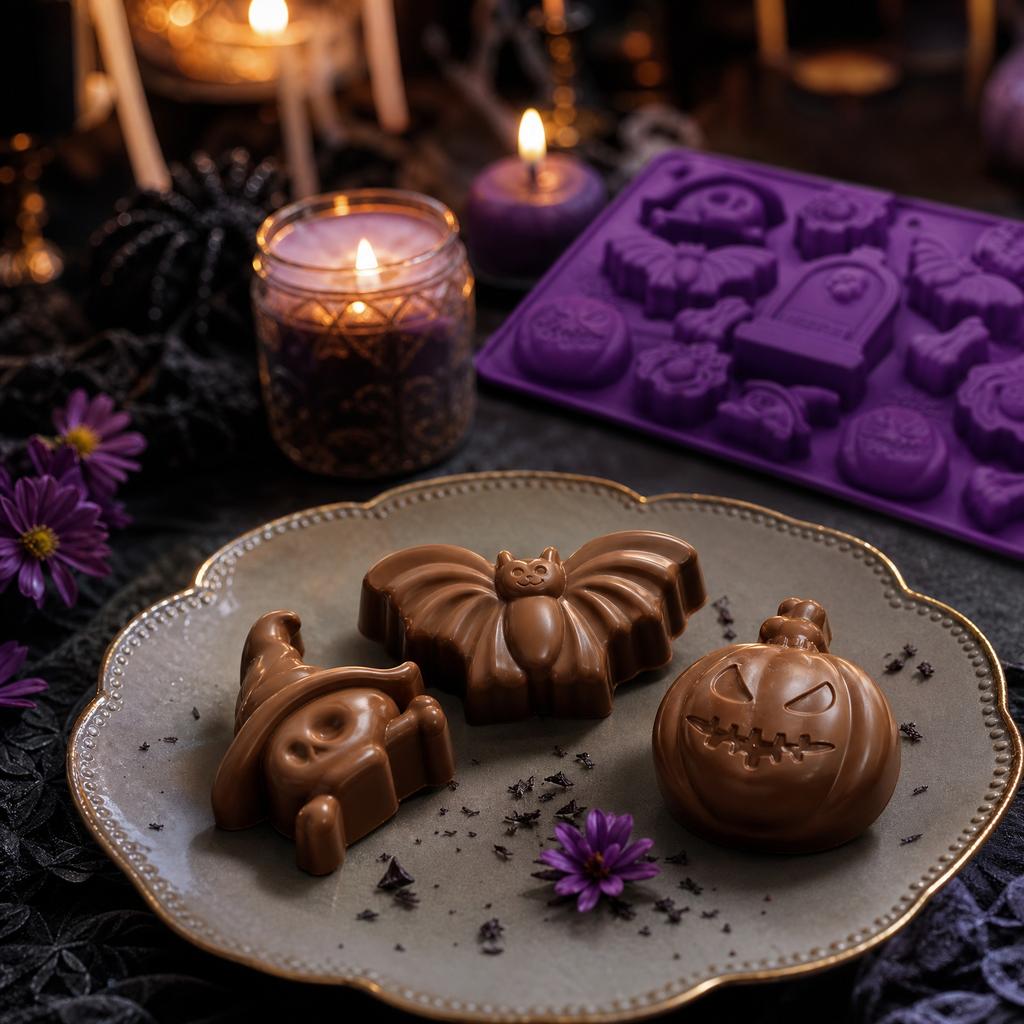 Halloween Silicone - Food Grade Silicone for Chocolate, , Candy, Baking