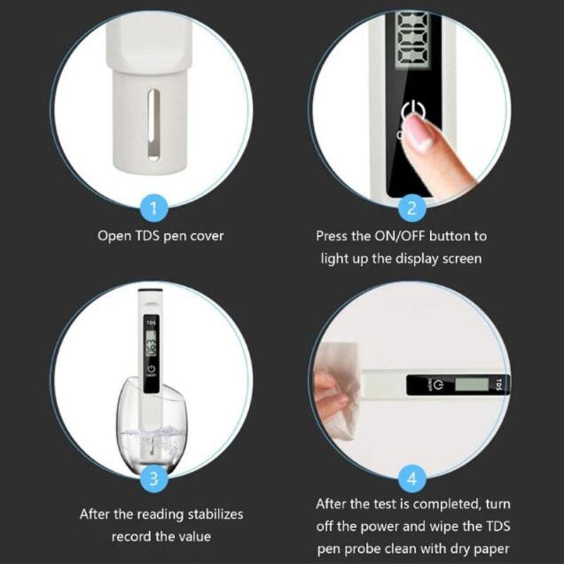 TDS Digital Salinity Tester Meter for Salt Water Pool & Fish Pond Testing Tools