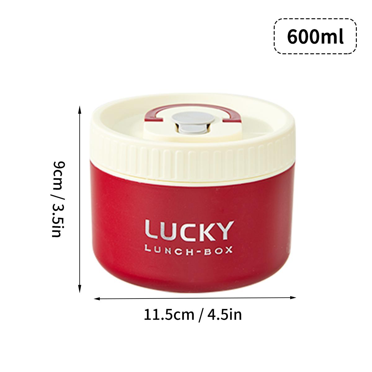 WORTHBUY Портативный Герметичный Термальный Ланч-бокс для Детей Штабелируемый Микроволновая печь Бенто из нержавеющей стали 304 Изолированный контейнер для еды красный