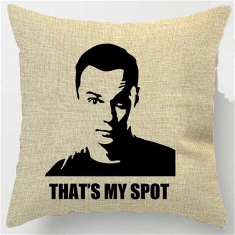 The Big Bang Theory Printed Cushion Cover Home Decorative Soft Pillow Case Cojines Decorativos Para Sofa Pillow Cover