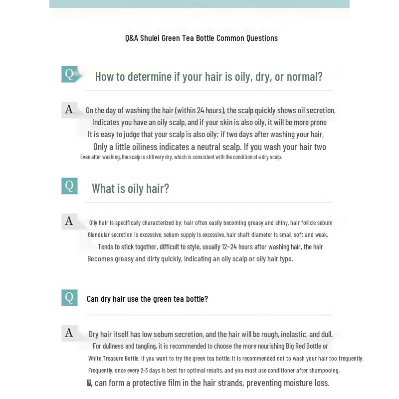 SLEK PRO Green Tea Seed Anti-Dandruff Oil Control Shampoo