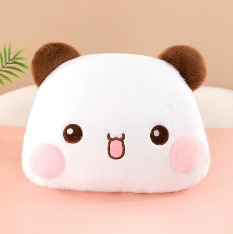 Bubu Dudu Plüschkissen Yier Panda Bärenpuppen Niedliche Cartoon Stofftiere Weiche Plüschtiere Autokissen Sofakissen Heimdekoration