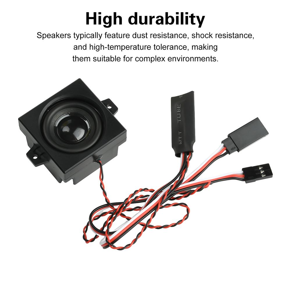 DC 3.6-8V RC Diesel Engine Sound Module Simulation 5W Speaker for RC Construction Vehicle Container Truck Excavator Model