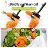 Multifunctional Spiral Curler: Creative Kitchen Tool for Cucumber, Carrot, Fruit & Vegetable Garnishing & Shaving