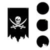 Crossbone Flag for Halloween Themed Party Indoor Outdoor Decoration