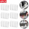 6PCS/3PCS/1PC Multifunctional Wall Mounted Compartment Storage Box, No Punching Required, Suitable for Storing Small Items In Da