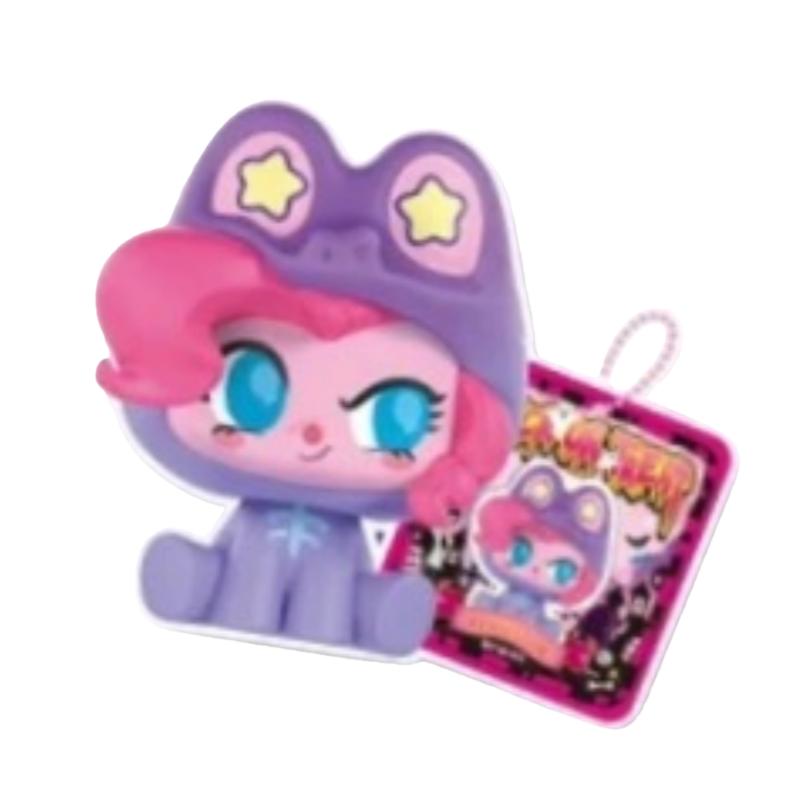 New KAYOU My Little Pony Mini Figure Nightmare Dress Up Night Blind Box Assembly Hanging Card Pendant Anime Peripheral Gift
