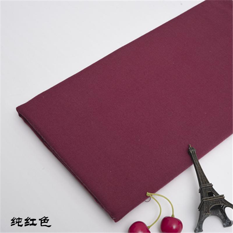 1M/2M/3M Thick Cotton linen solid color Fabric - Grid stripe DIY Material for Home Textiles (by Meter)