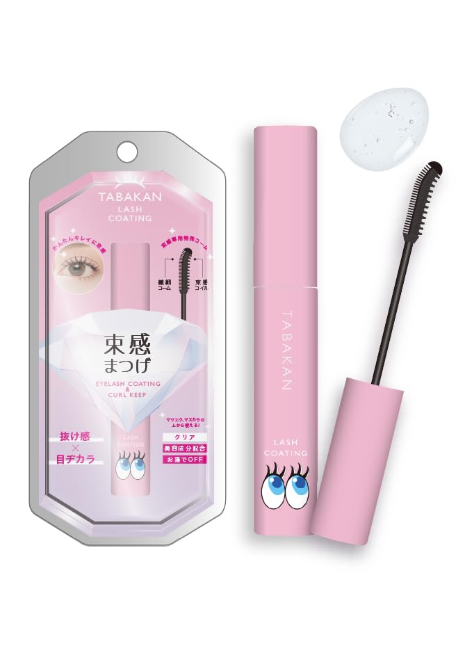 

Clear Mascara, Clumping Mascara, Lash-Keeping Serum, Lash Coating Agent, Easy-to-Apply 2-Way Brush, 7ml, Clear Type, Idol Lashes, Made in Japan
