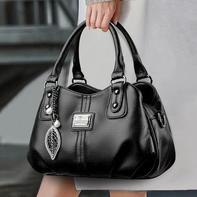 High Quality Soft Leather Purse Fashion Women Shoulder Messenger Bag Multi-pocket Wear-resistant Bag Luxury Ladies Handbag