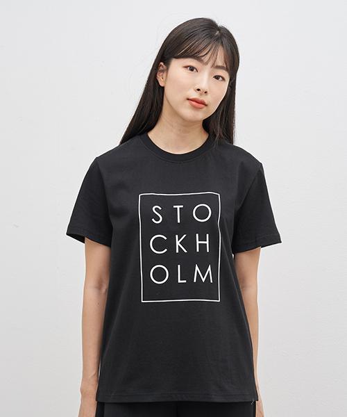 Geulaepigseu Stockholm Black Short Sleeve T-Shirt