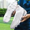 Große Fußballschuhe für Kinder, hohe Herrenschuhe, Wettkampf-Trainingsschuhe für junge Studenten, Kunstrasen, Schuhe mit langem Nagelkleber