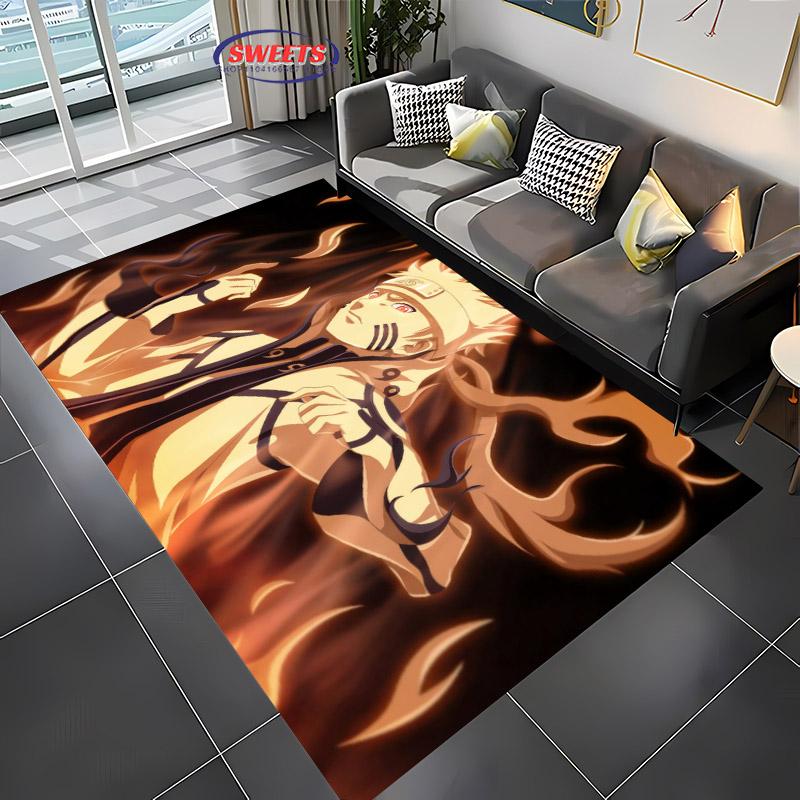 

Новинка Классический японский аниме ковер для гостиной, мультяшный ковер для детской спальни, диванный коврик, придверный коврик, напольный ковер, противоскользящий декоративный коврик 40x60cm (16x24in)