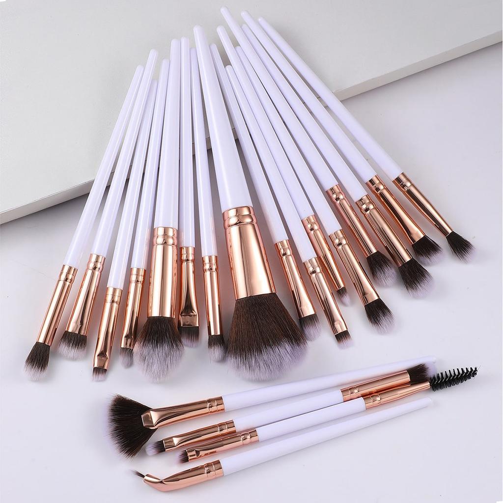 20 makeup brushes, set brushes, soft loose powder brushes, eyeshadow brushes, concealer brushes, multi-color makeup tools