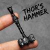 Viking Thor's Hammer Men Necklaces Stainless Steel Pendant Chain Women Punk Fashion Jewelry New In Accessories Gifts Wholesale 3