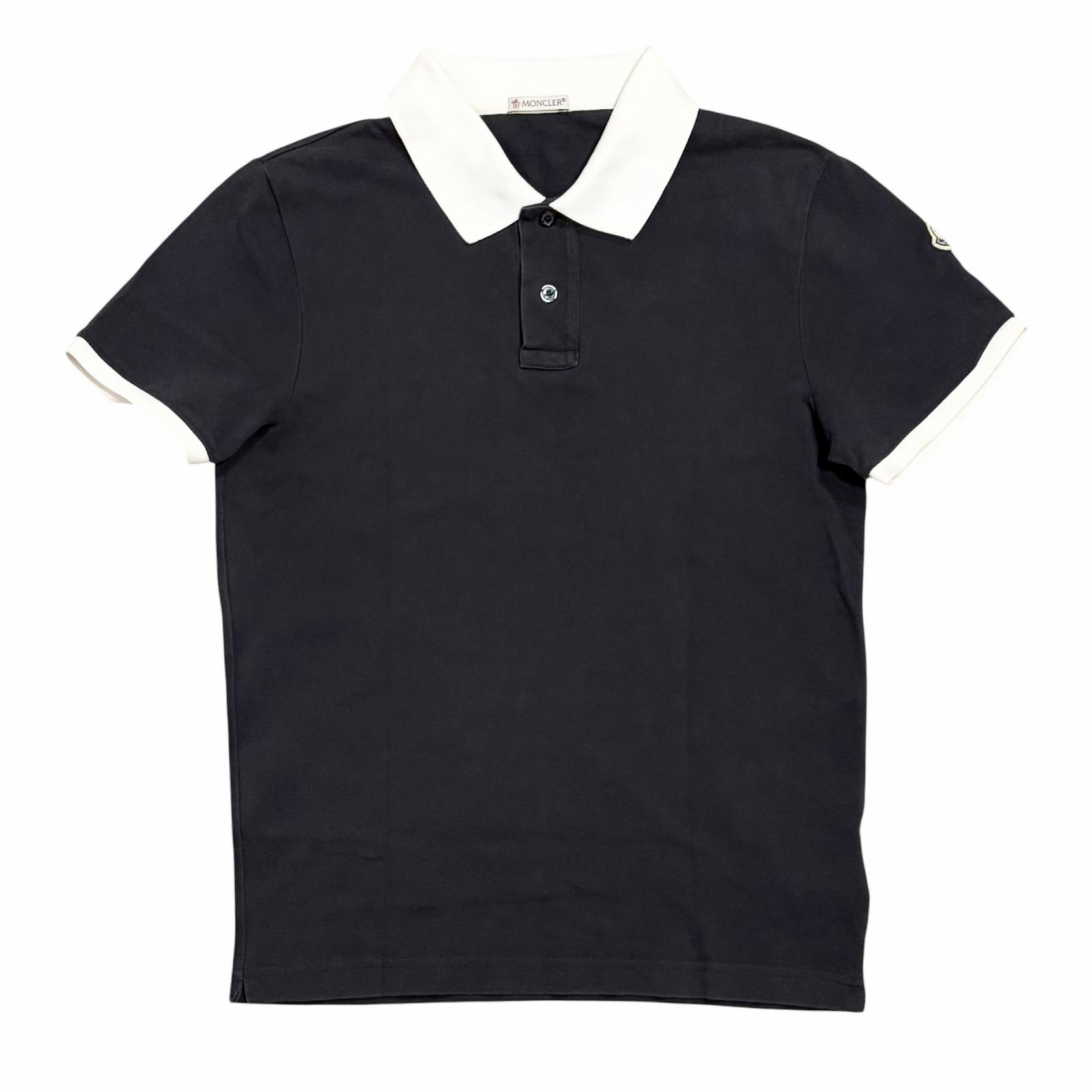 Б/у MONCLER B1091830985084556 Поло Темно-синий мужское