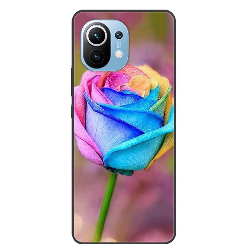 For Xiaomi 11 Lite 5G NE Case Protective Silicone TPU Phone Cases for Xiaomi Mi 11 Lite 5G Shockproof Covers 11Lite Soft Fundas
