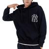 MLB Logo Printed Casual Long Sleeve Hoodie Unisex Hoodies Black 3AHDB0336-50BKS