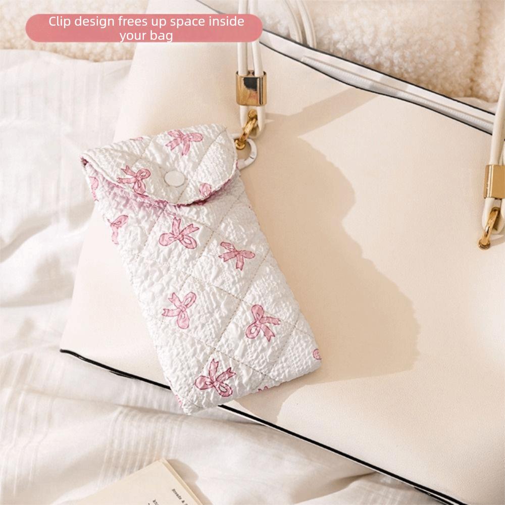 Flower Cloth Printed Glasses Bag Portable Sunglasses Eyeglass Bag Fashion Sunglasses Pouch  Travel