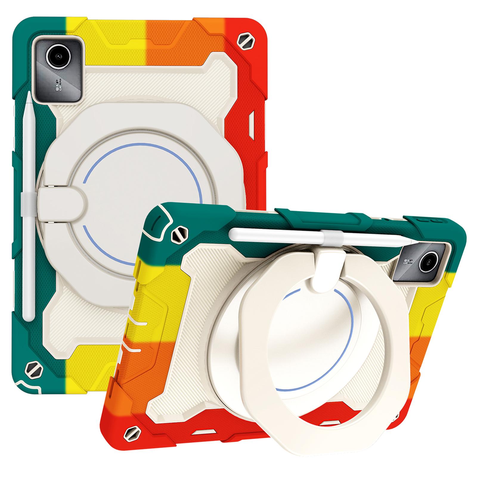 

For Lenovo Tab M11/Tab K11 Wholesale Tablet Case PC+Silicone Cover with Kickstand Colorful Red