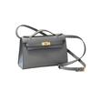 Erste Generation Palm-Korn Rindsleder Dukopp Lokomotive Edelstahl-Beschläge mit langem Schultergurt Crossbody Schulter Damen-Tasche