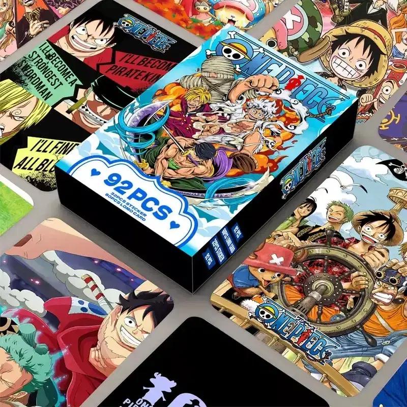 

60 фотокарточек One Piece+32 стикера