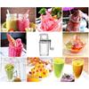 Manual Ice Crusher Portable Hand Crank Manual Household Ice Shaver Machine Kitchen Tool