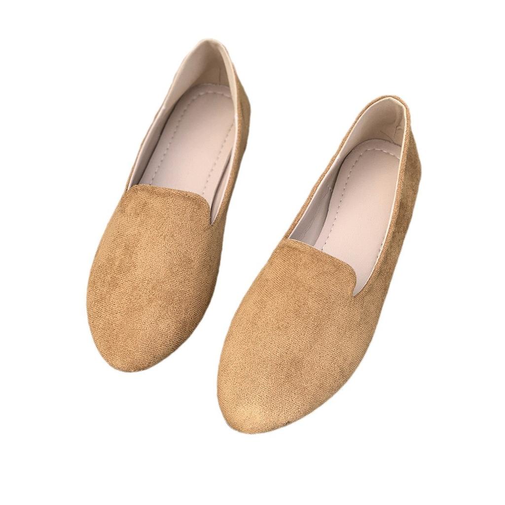 Large Size Mary Jane Shoes Spring and Autumn New Shallow Mouth Round Head Flat Bottom Fashion Single Shoes Casual