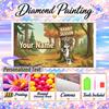 Looney Tunes 5D DIY Diamond Painting Custom Name Text, Full Drill Rhinestone Mosaic Art Home Gift