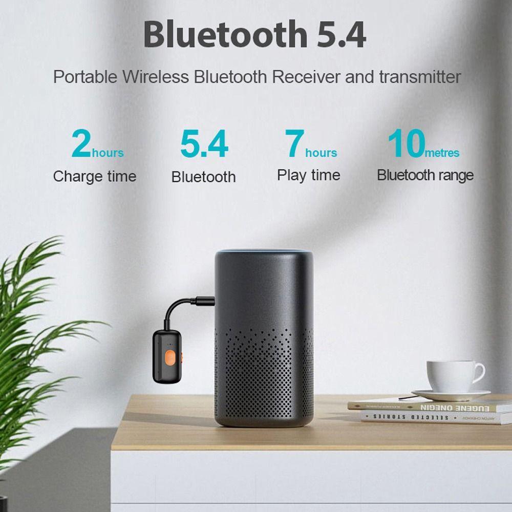 Portable Mini Wireless Audio Receiver 3.5mm AUX Audio Transmitter Receiver TV Audio