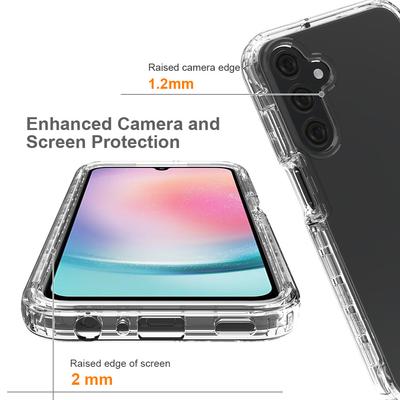 For Samsung Galaxy A25 5G (Global) (161.0 X 76.5 X 8.3mm) Case PC+TPU Gradient Clear Phone Cover