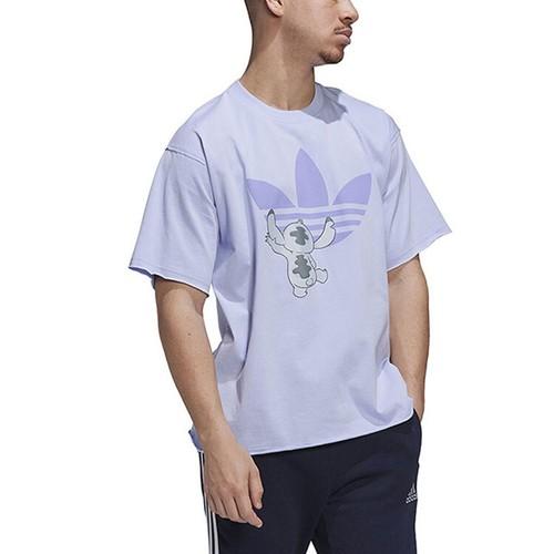 adidas Disney Stitch Cartoon Print Short Sleeve T-Shirt