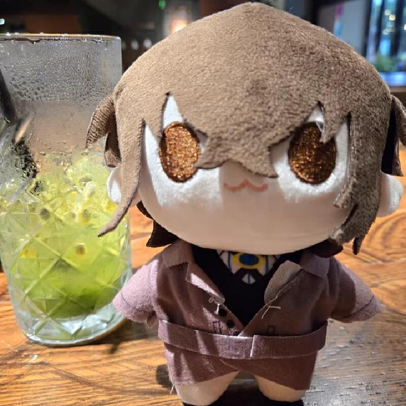 Dazai Osamu Plüschfigur Nakahara Chuuya Figur Fyodor Dostoevsky Edogawa Rampo Plüschpuppe Weicher Schlüsselanhänger Kissen Niedliches BSD Anime Geschenk Spielzeug