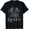 Queen Official Classic Crest Logo White T-Shirt(1)