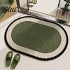 Soft Absorbent Floor with Anti-Slip Super Bath Door Mat Mat Bathroom Retro Rug Nordic Style
