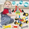 Children's Creative DIY Building Blocks Joint Puzzle Large Particle Educational Toys Handmade Assembly Skeleton Frame Toy
